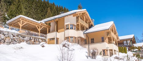 Außenseite Ferienhaus [Winter]