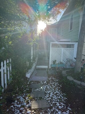 Entrance to private patio