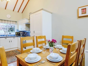 Dining Area | Ysgubor - Rhyddallt Ganol Cottages, Caethro, near Caernarfon