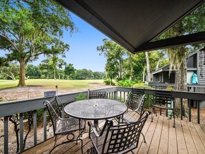 Private Deck Overlooking Golf Course at 231 Turnberry Village