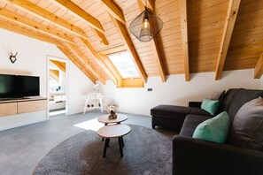 Wohnung Nr. 23 - Moderne Ferienwohnung, 57qm, 1 Schlafzimmer, 1 Wohn-/Schlafzimmer, max. 3 Personen