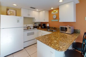 Fully Equipped Kitchen, with Granite Counters, and Plenty of Extra Cookware