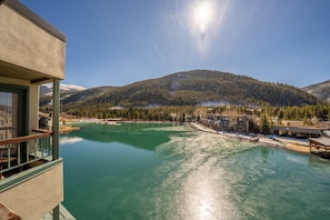 View from the private balcony.