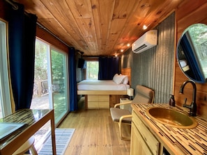 Uniquely designed with Queen sized bed