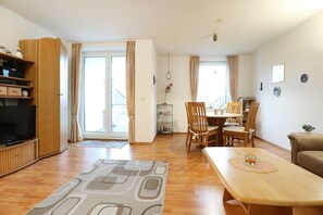 Sünnslag Whg. Sü5/118 - Blick auf den offenen Wohn-/ Essbereich
