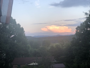 Vue depuis l’hébergement