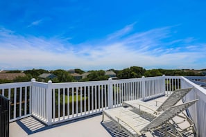 You'll love the ocean views from the Going Coastal roof deck.