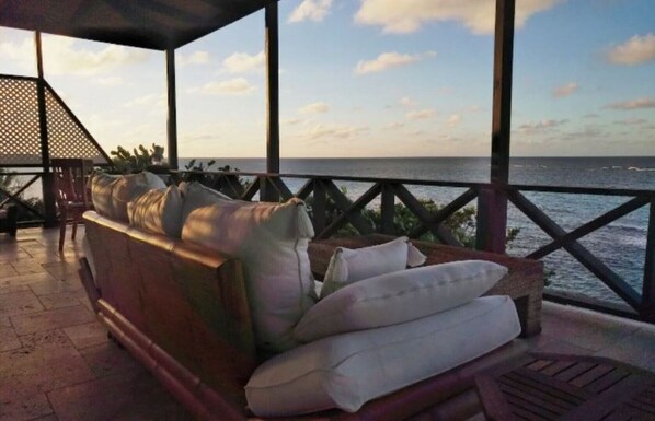 North Verandah Bamboo Couch & Bamboo Chairs