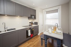 Fully stocked kitchen
