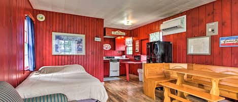 Escape to Dent and stay at this 1-bedroom, 1-bathroom vacation rental cabin.