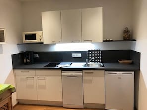Ferienwohnung Fellhorn 60 qm mit Terrasse, 1 separates Schlafzimmer-Küche Fewo Fellhorn
