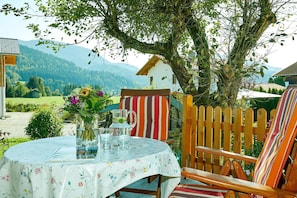 Ferienwohnung Fellhorn 60 qm mit Terrasse, 1 separates Schlafzimmer-Terrasse