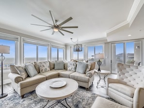 3301 Sea Crest is an end villa making it larger and more open than other Sea Crest condos