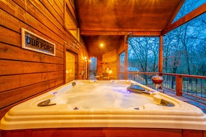 Bubbelpool inomhus