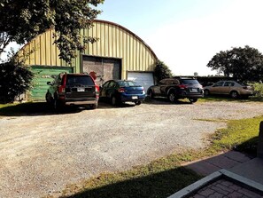 Plenty of parking available.
