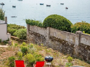 Water, Wall, Sea, Tree, Plant, Shrub, Flowerpot, Rock, House