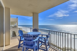 Private Balcony Overlooking the Beach and the Gulf of Mexico