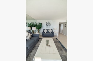 Coastal decor throughout will put you in the mood for vacation.