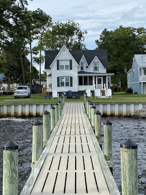 View of The Haven from the dock 