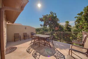 Nice size balcony, have dinner outside and watch the sunset.