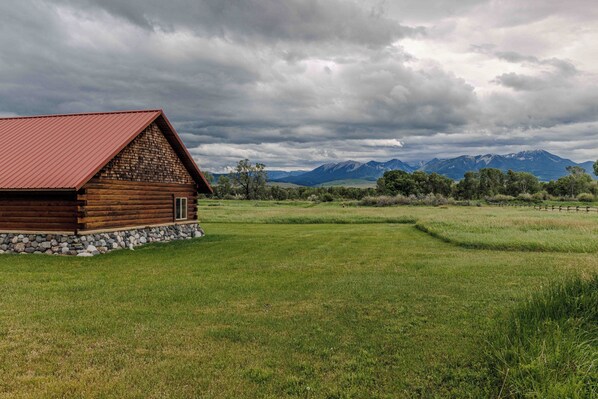 Home sweet home in this charming cabin in the mountains