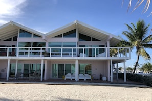 Corner beachfront townhouse