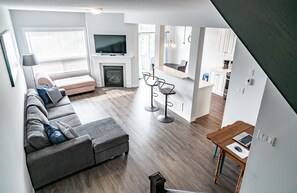 bright open concept living 
