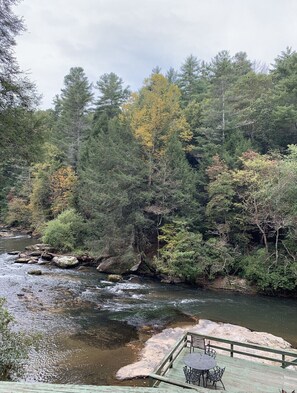 Welcome to the Cartecay River. Your private oasis. Multiple decks with views.