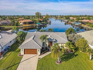 Aerial View Of Villa Sweet Cove of Mine