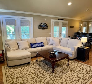 Great Room With Large Sectional