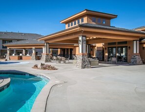  Swim, grill  on the BBQs, relax in the hot tub or hang at the fire pits 