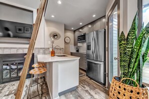open concept and updated kitchen