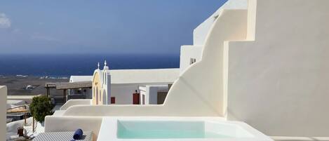 Luxury Santorini Villa | Villa Elysian Tria | Private Plunge Pool | Sea & Village View | 1 Bedroom | Oia