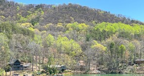 THIS LAKE IS OPEN and was not impacted by Helene like Lake Lure was!  Photo taken March, 2025