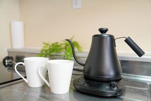Kaffe och/eller kaffebryggare