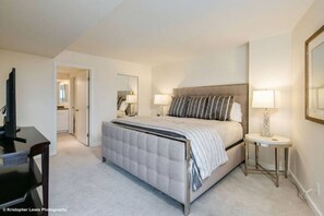 Master Bedroom w/ King Bed and Luxury Bedding & Large Closet 