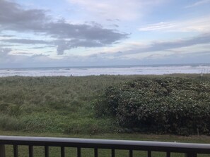 Vue sur la plage ou l’océan