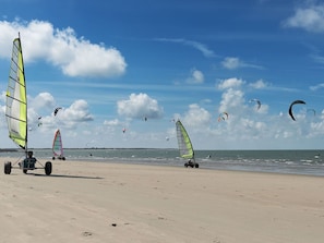 Sky, Water, Cloud, Boat, Watercraft, Beach, Outdoor Recreation, Sports, Leisure