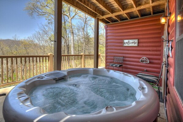 A Birds Eye View - Hot Tub