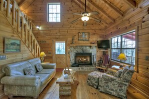 A Birds Eye View - Living Room