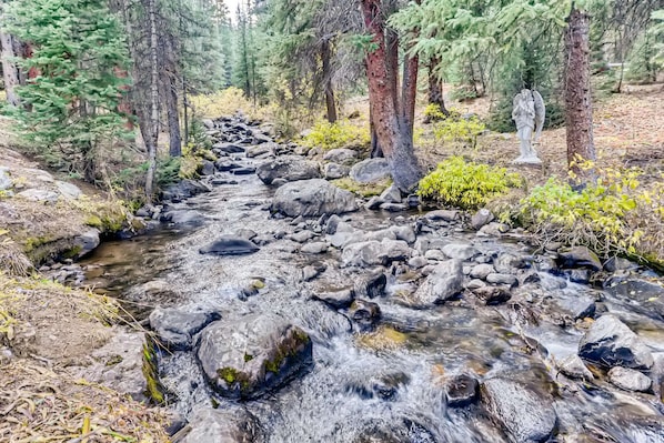 Monte Cristo Creek in your back yard with private Meditation / Reflection area
