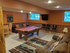 Basement rec area