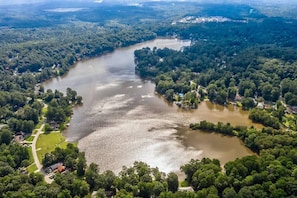 The Lake from an Aerial shot.