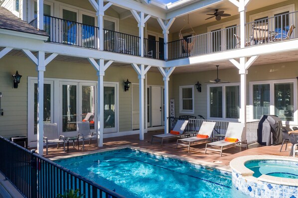 Private Deck with Pool and Spa