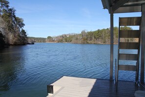 View from private dock