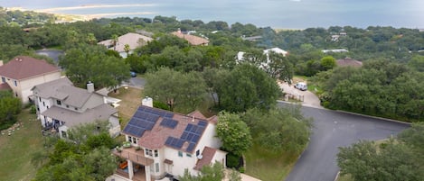 Aerial view of home