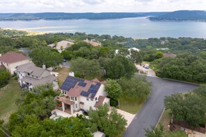 Aerial view of home