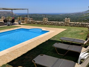 Sea and valley views from Villa Vangelis
