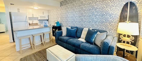 Fun, coastal vibe in this newly updated unit 