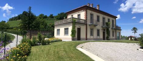 Villa's view from the main entrance